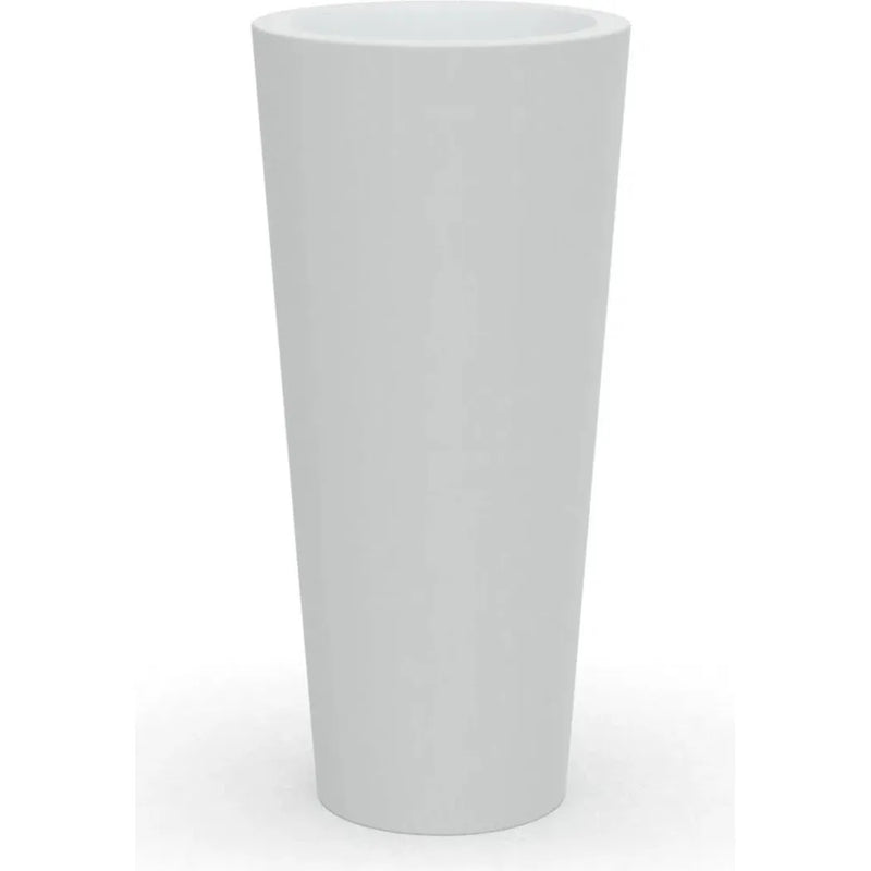 Clima Unique Designed Outdoor Cone Planter-Planters-Le Present-White-LOOMLAN