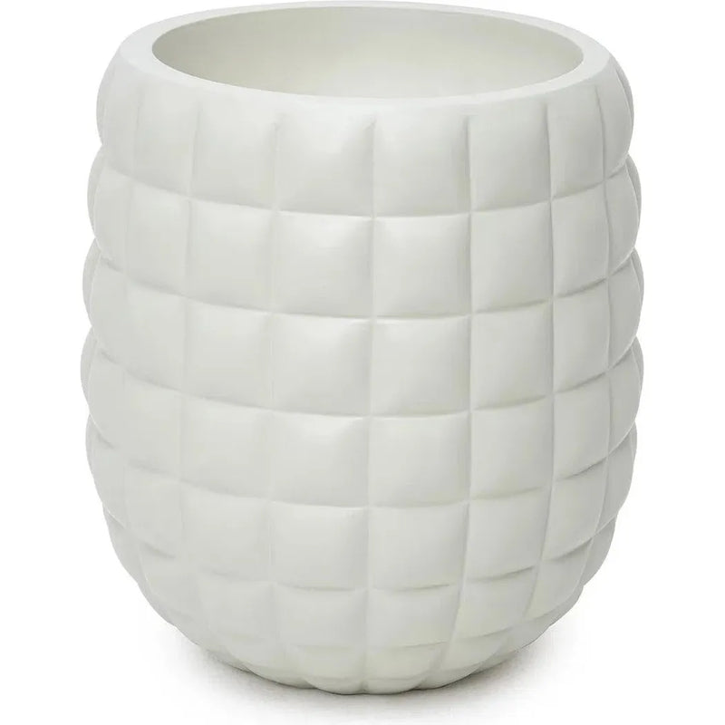 Cloud Waffled Texture Fiberglass Planter-Planters-Le Present-Beige-Small-LOOMLAN