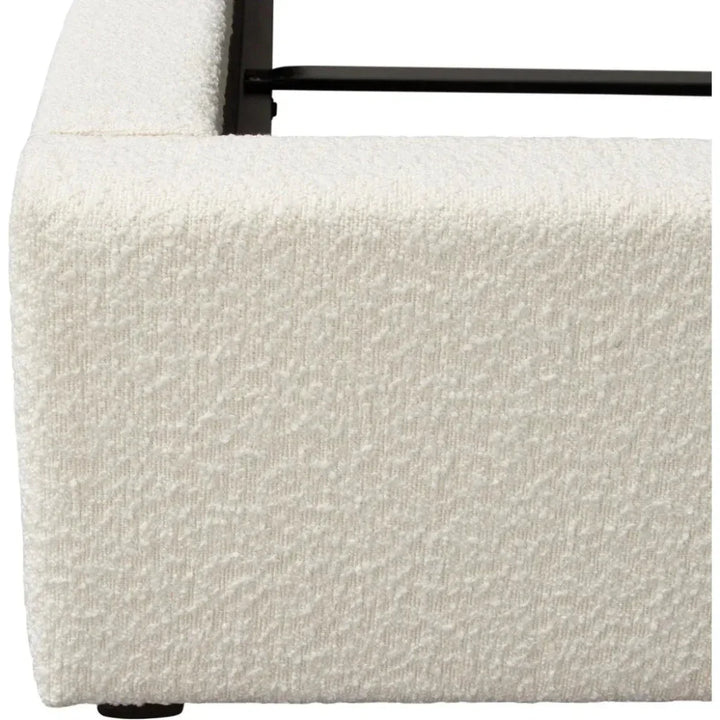 Cloud White Low Profile Bed Frame - LOOMLAN - Diamond Sofa - Beds