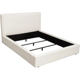 Cloud White Low Profile Bed Frame-Beds-Diamond Sofa-LOOMLAN