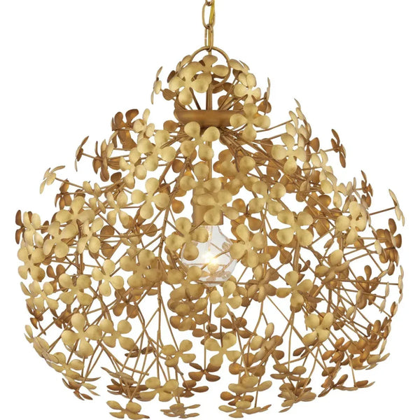 Cloverfield Gold Pendant - LOOMLAN - Currey & Co - Pendants