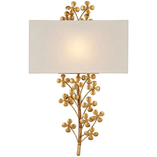 Cloverfield Iron Gold Wall Sconce