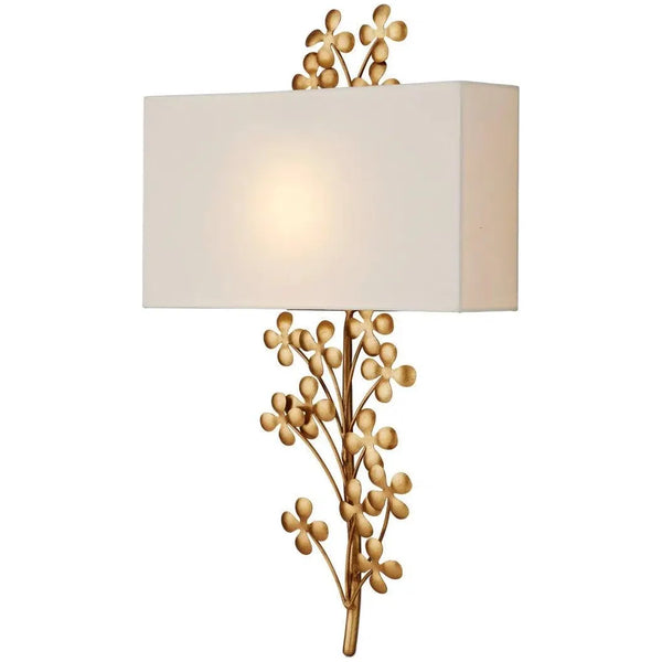 Cloverfield Iron Gold Wall Sconce