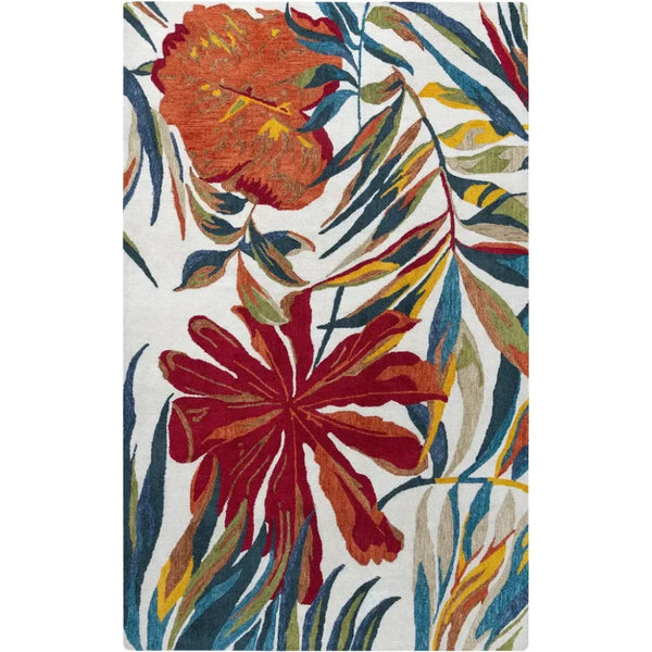 Clux Floral Ivory Area Rugs For Living Room - LOOMLAN - LOOMLAN - Area Rugs