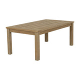 Coastal Durable Teak Outdoor Coffee Table-Outdoor Coffee Tables-Sunset West-LOOMLAN