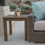 Coastal Durable Teak Wood Outdoor End Table