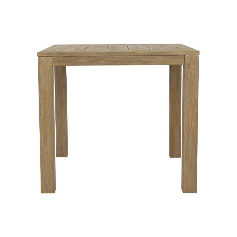 Coastal Durable Teak Wood Outdoor End Table