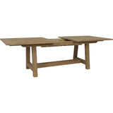 Coastal Leaf Extension Outdoor Dining Table-Outdoor Dining Tables-Sunset West-LOOMLAN