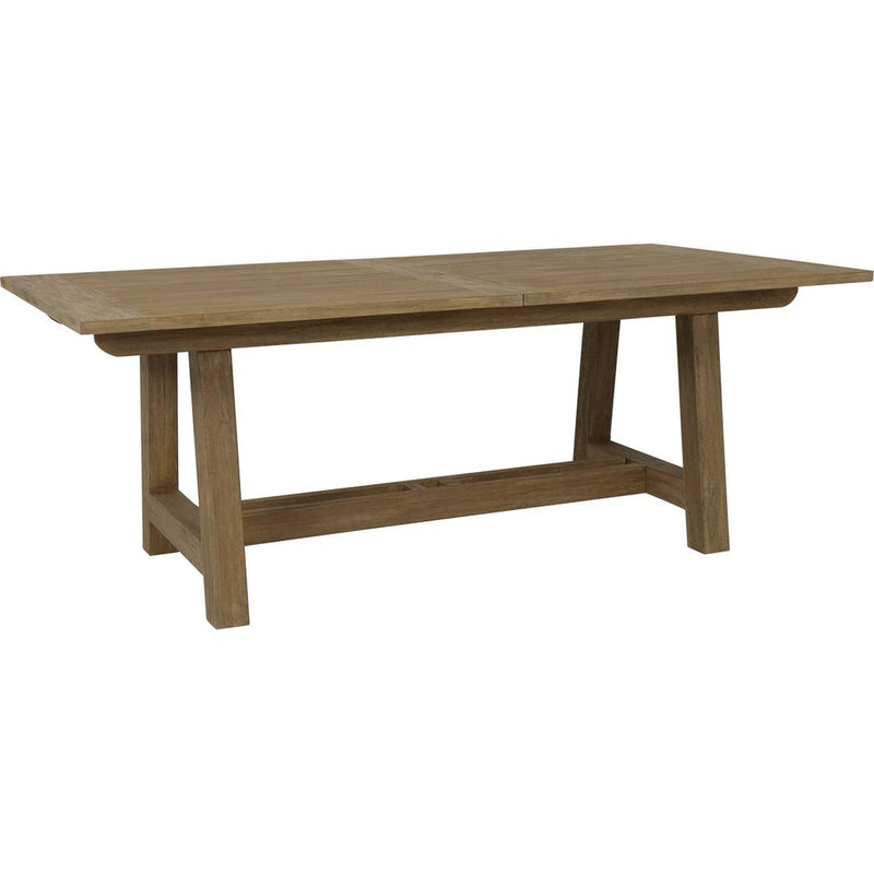 Coastal Leaf Extension Outdoor Dining Table-Outdoor Dining Tables-Sunset West-LOOMLAN