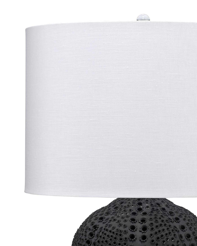 Coastal Style Black Porcelain Lunar Table Lamp Table Lamps LOOMLAN By Jamie Young