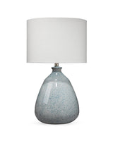 Coastal Style Blue Ceramic Levi Table Lamp Table Lamps LOOMLAN By Jamie Young