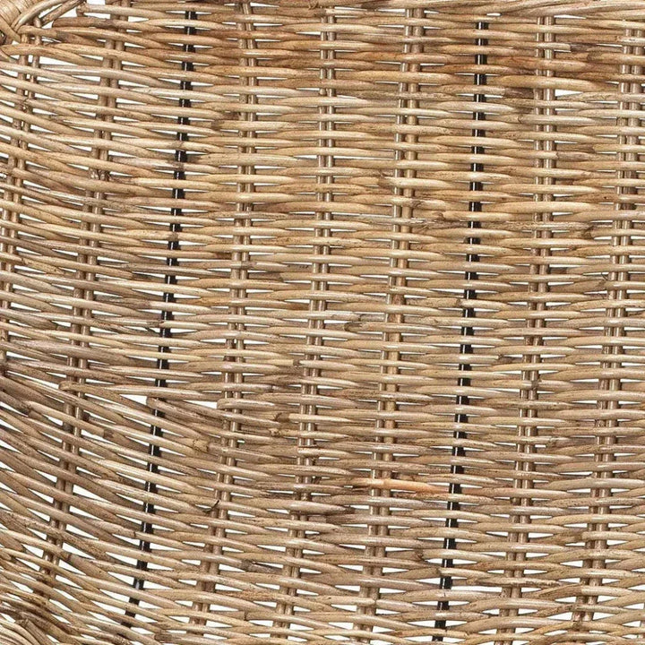 Coastal Style Brown Rattan Nusa Counter Stool Back - LOOMLAN - Jamie Young - Counter Stools