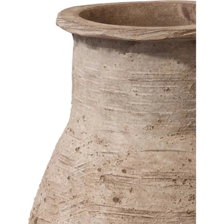 Coastal Style Hazelnut Ceramic Root Decorative Vase - LOOMLAN - Jamie Young - Vases & Jars