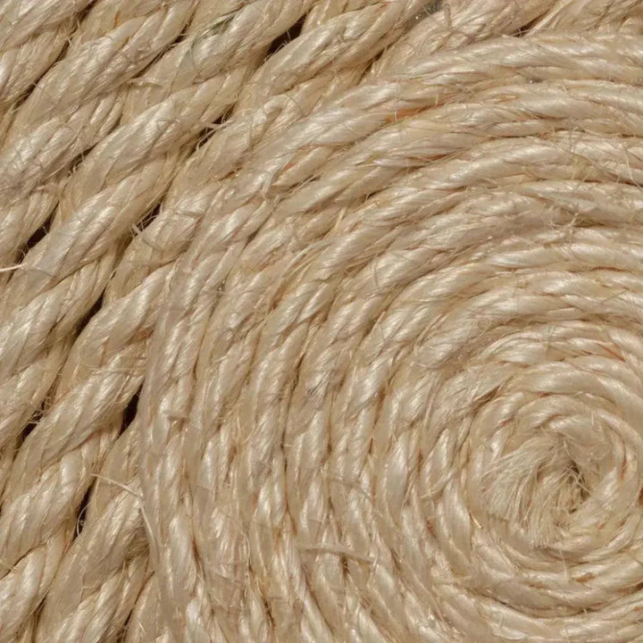 Coastal Style Jute Rope & Linen Barbados Small Wall Art-Framed Wall Art-Jamie Young-LOOMLAN