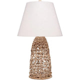 Coastal Style Natural Rope Kauai Table Lamp