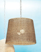 Coastal Style Natural Seagrass Willow Chandelier Chandeliers LOOMLAN By Jamie Young