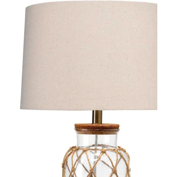 Coastal Style Rope Hugo Table Lamp - LOOMLAN - Jamie Young - Table Lamps