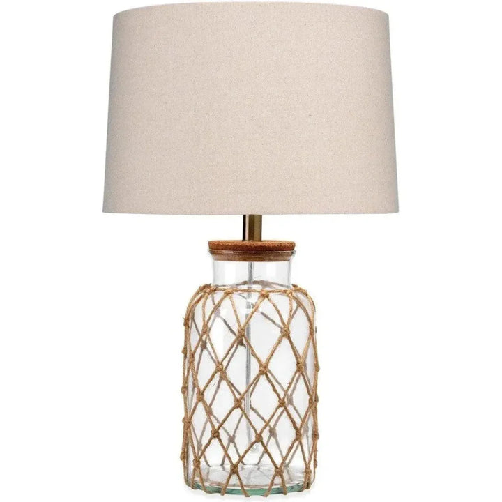 Coastal Style Rope Hugo Table Lamp - LOOMLAN - Jamie Young - Table Lamps