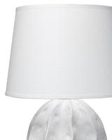 Coastal Style White Ceramic Urchin Table Lamp Table Lamps LOOMLAN By Jamie Young