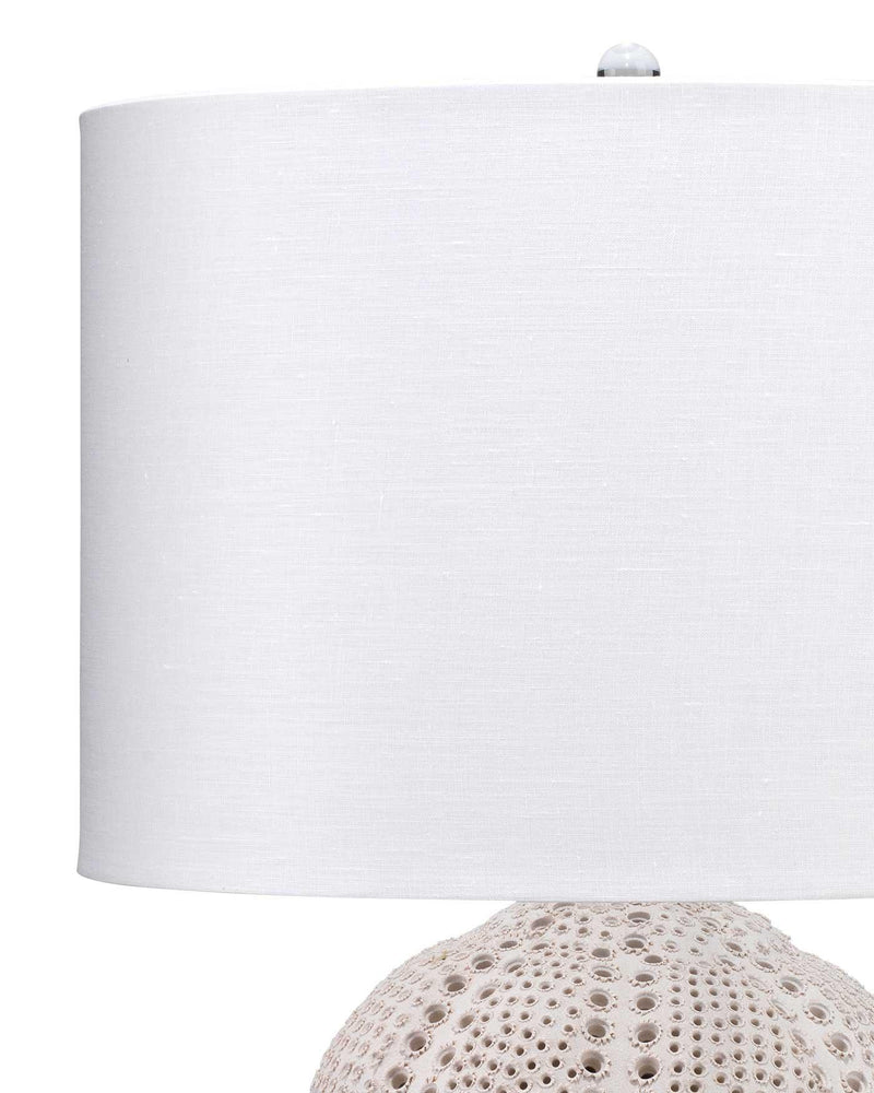 Coastal Style White Porcelain Lunar Table Lamp Table Lamps LOOMLAN By Jamie Young