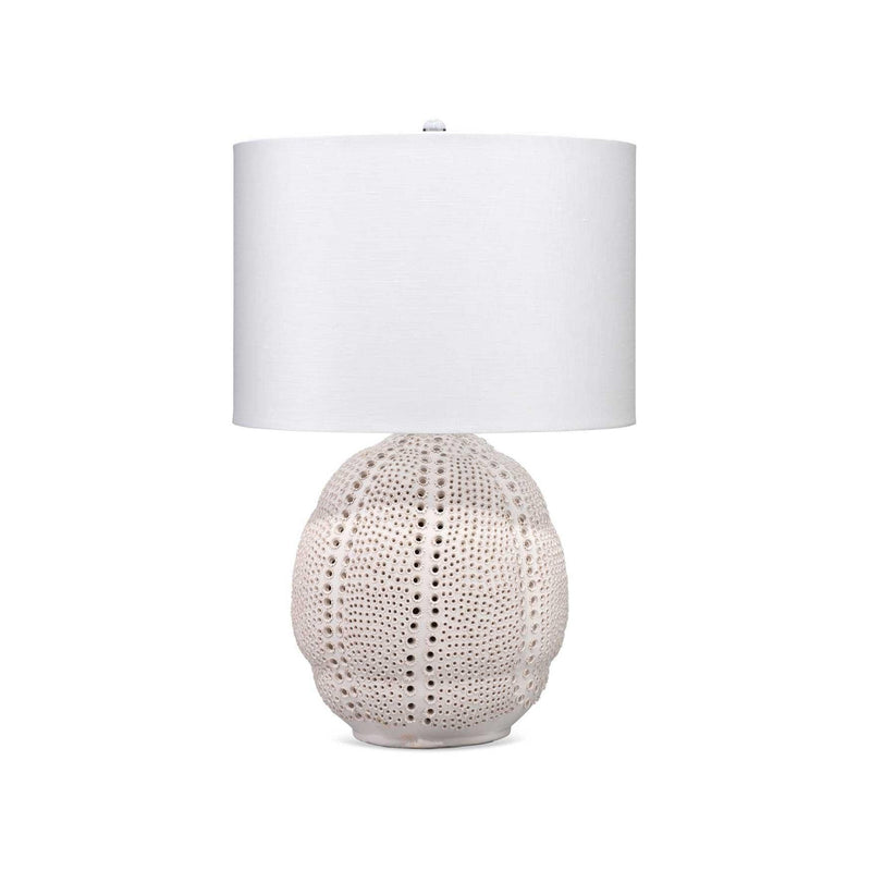 Coastal Style White Porcelain Lunar Table Lamp Table Lamps LOOMLAN By Jamie Young