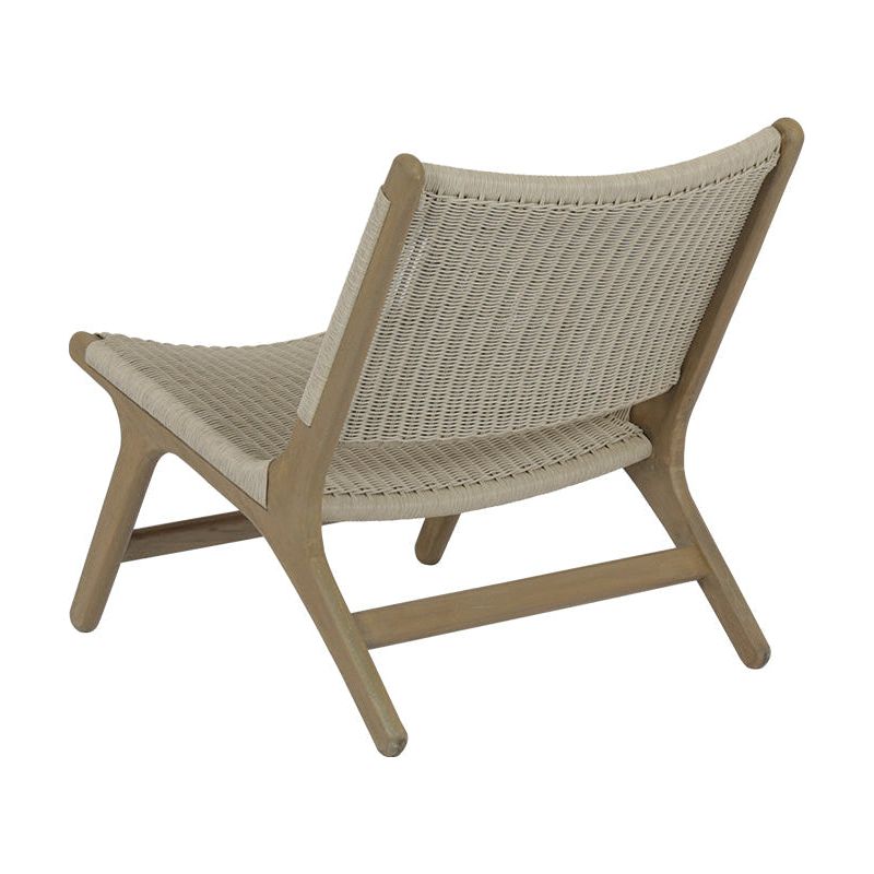 Coastal Teak Outdoor Accent Chair-Outdoor Accent Chairs-Sunset West-LOOMLAN