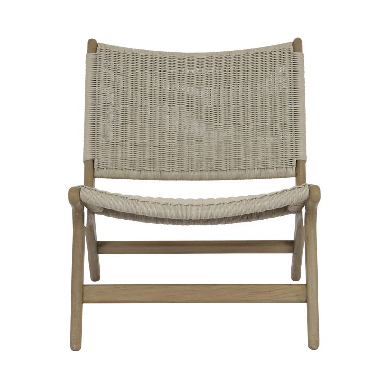 Coastal Teak Outdoor Accent Chair-Outdoor Accent Chairs-Sunset West-LOOMLAN