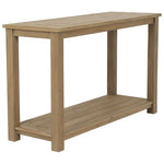 Coastal Teak Wood Outdoor Couch Table