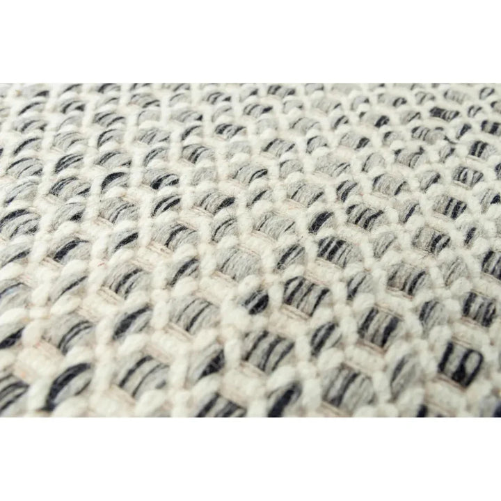 Cobe Basketweave Gray Area Rugs For Living Room - LOOMLAN - LOOMLAN - Area Rugs