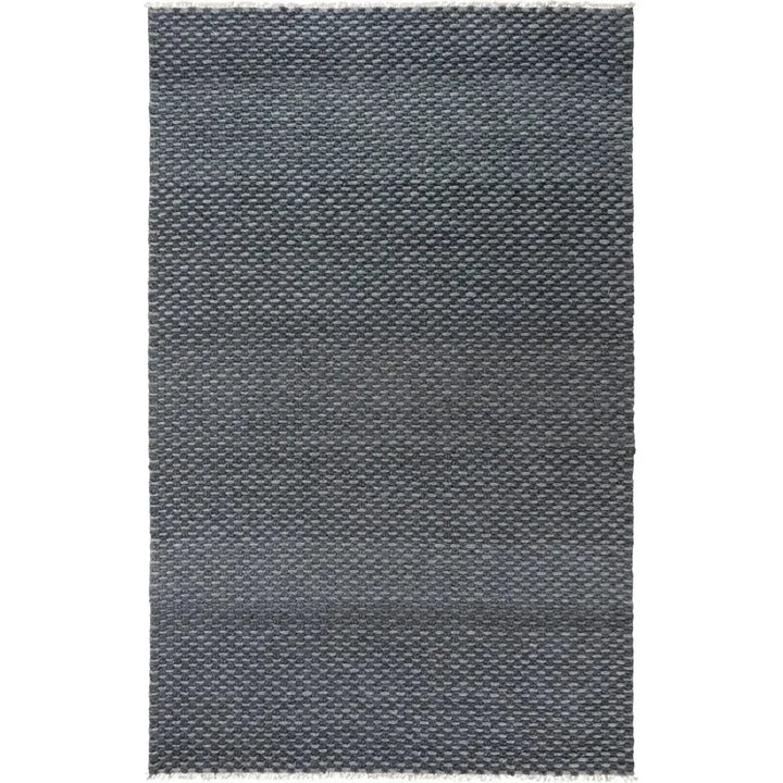 Cobi Basketweave Charcoal Area Rugs For Living Room - LOOMLAN - LOOMLAN - Area Rugs