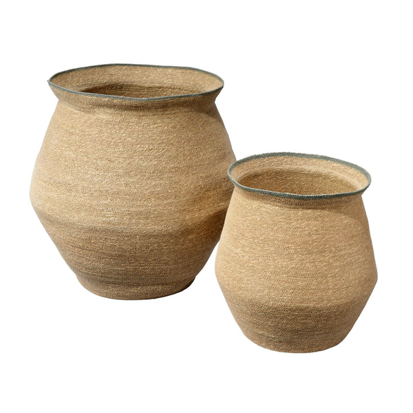Cobra Basket Set-Vases & Jars-Jamie Young-LOOMLAN