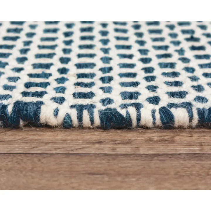 Cobs Basketweave Blue Area Rugs For Living Room - LOOMLAN - LOOMLAN - Area Rugs