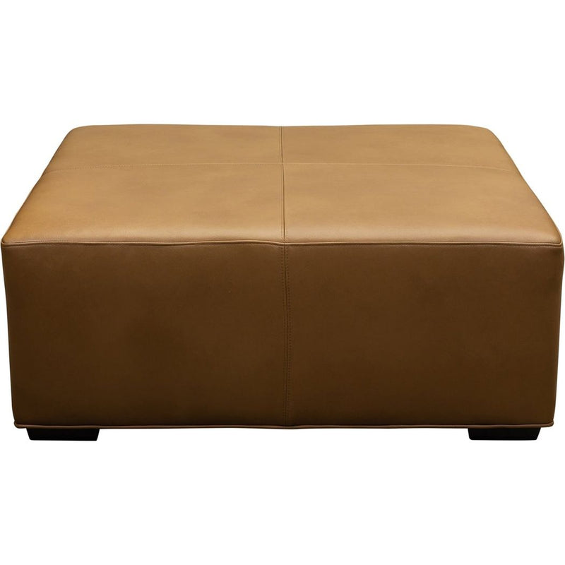 Cocktail Hour Leather Elegance Ottoman