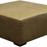 Cocktail Hour Leather Elegance Ottoman