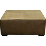 Cocktail Hour Leather Elegance Ottoman