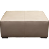 Cocktail Hour Leather Elegance Ottoman