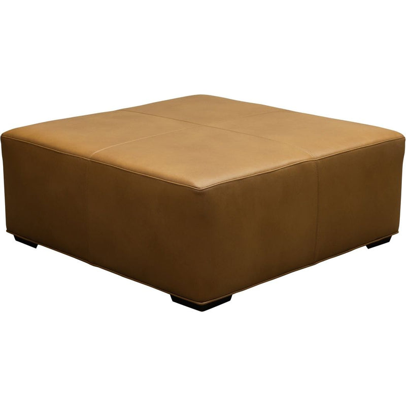 Cocktail Hour Leather Elegance Ottoman