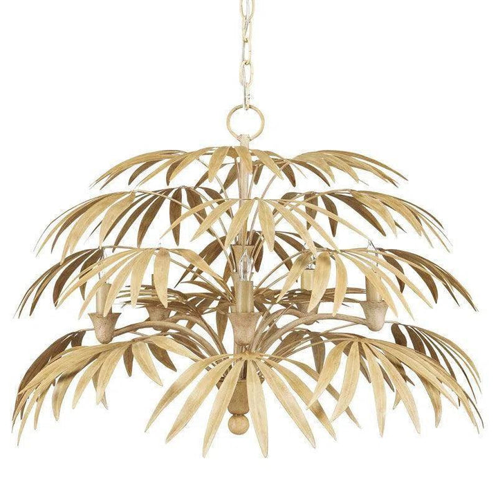 Coco Cream Calliope Chandelier - LOOMLAN - Currey & Co - Chandeliers