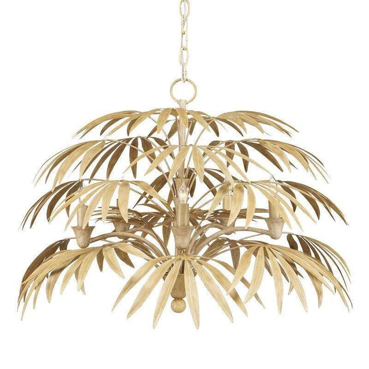 Coco Cream Calliope Chandelier - LOOMLAN - Currey & Co - Chandeliers