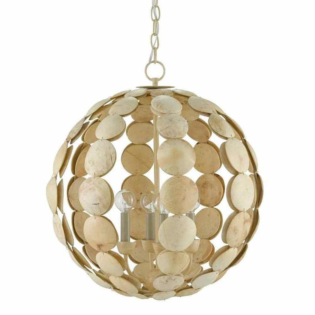 Coco Cream Tartufo Coco Shell Chandelier