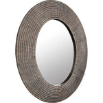 Coco Mirror Oval Wall Mirror Handcarved