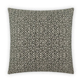 Code Pillow - Charcoal-Throw Pillows-D.V. KAP-LOOMLAN