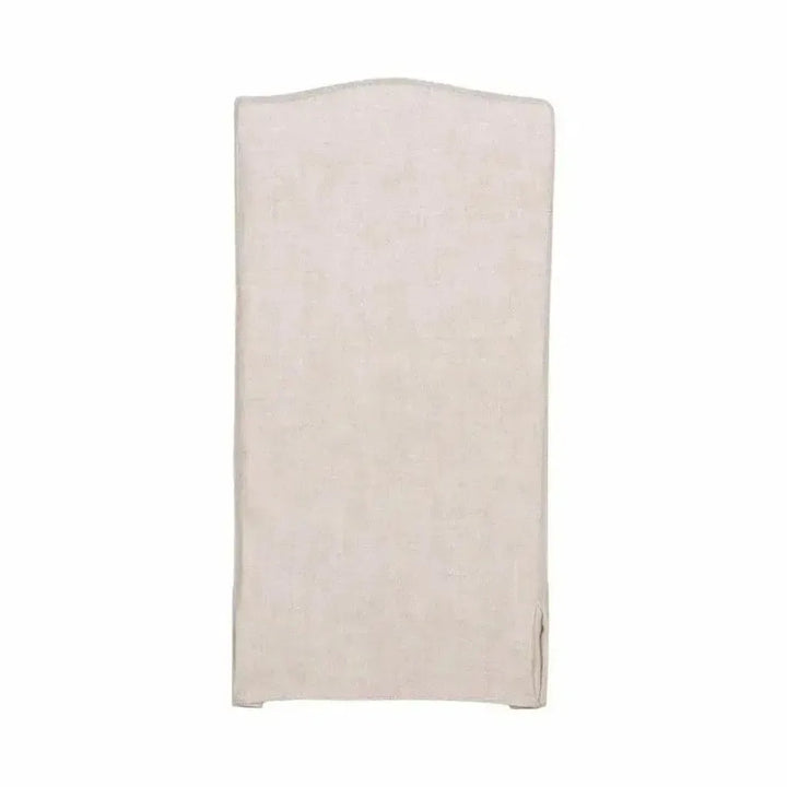 Colette Slipcover Dining Chair 2PC Bisque French Linen - LOOMLAN - Essentials For Living - Dining Chairs
