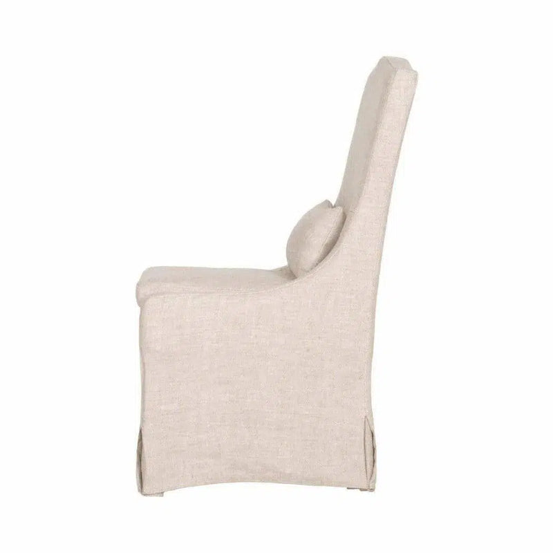 Colette Slipcover Dining Chair 2PC Bisque French Linen