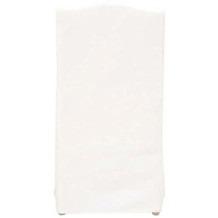 Colette Slipcover Dining Chair 2PC LiveSmart White - LOOMLAN - Essentials For Living - Dining Chairs