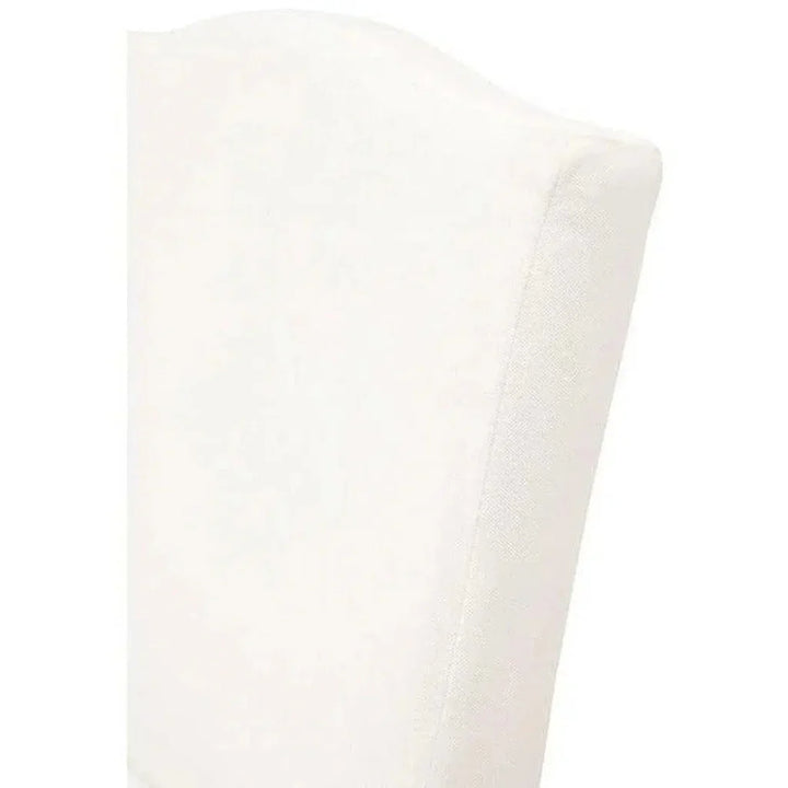 Colette Slipcover Dining Chair 2PC LiveSmart White - LOOMLAN - Essentials For Living - Dining Chairs