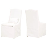 Colette Slipcover Dining Chair Set of 2 LiveSmart Peyton-Pearl