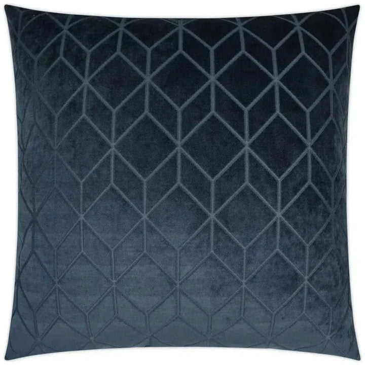 Cologne Navy Solid Nautical Navy Large Throw Pillow - LOOMLAN - D.V. Kap - Throw Pillows