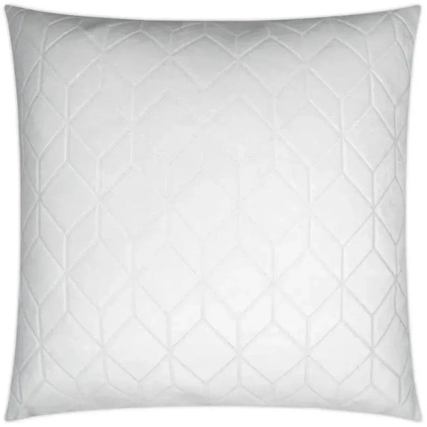Cologne White Solid White Large Throw Pillow Insert - LOOMLAN - D.V. Kap - Throw Pillows