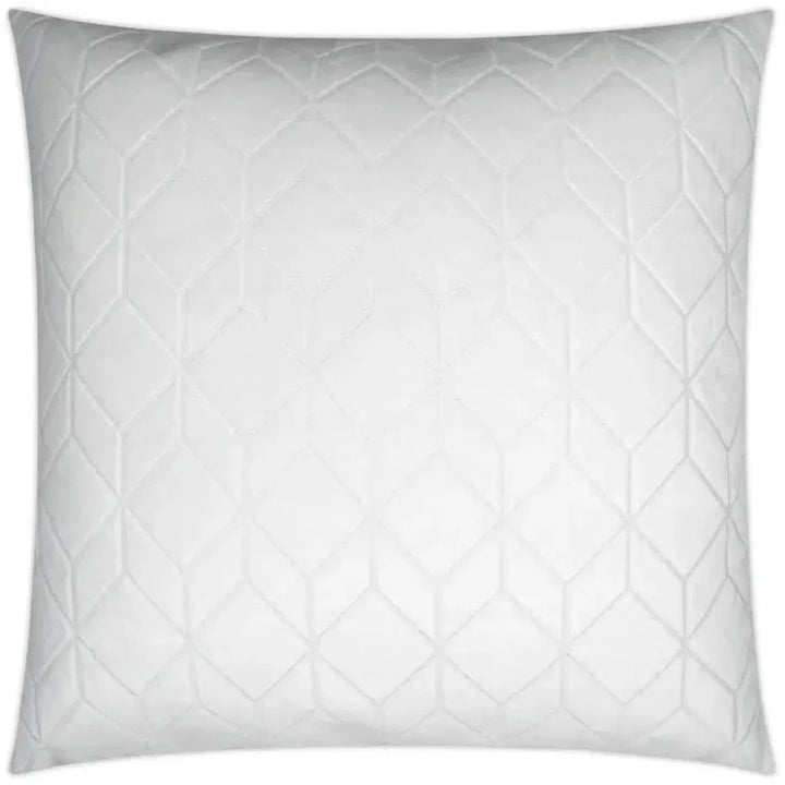 Cologne White Solid White Large Throw Pillow Insert - LOOMLAN - D.V. Kap - Throw Pillows
